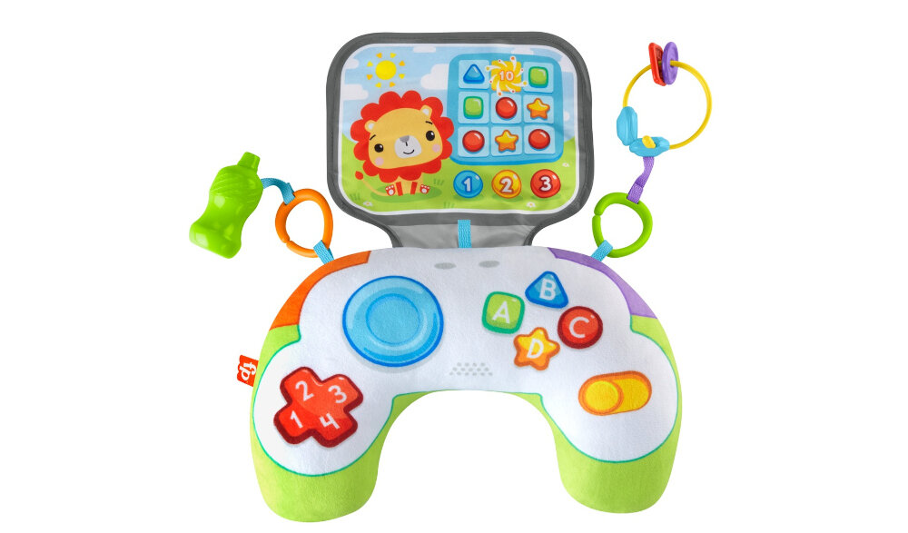 Zabawka FISHER PRICE Poduszeczka pod brzuszek Małego gracza HGB89 wzmocnienie postawy ćwiczenie pobudzanie zmysłów
