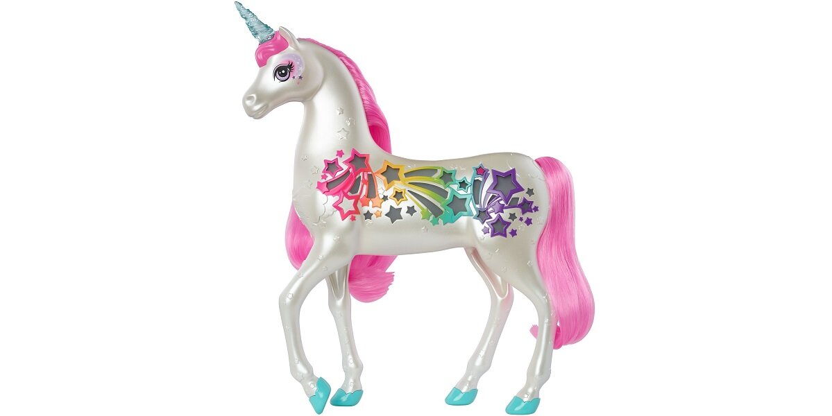 Jednorożec Barbie Dreamtopia Magiczne włosy GFH60 Magiczna zabawa Podaruj swojej księżniczce ślicznego jednorożca