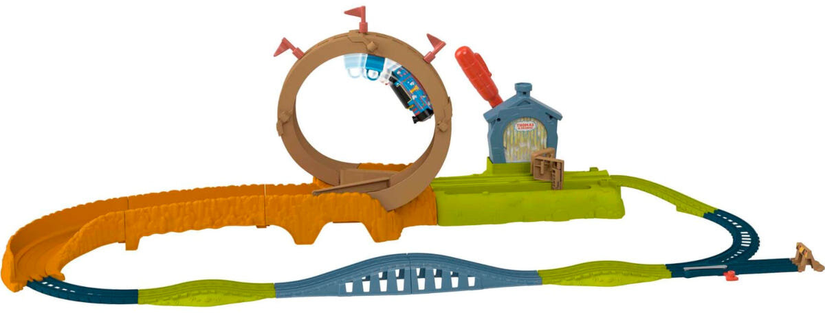 Tor FISHER PRICE Tomek i przyjaciele Epicka pętla Plac remontowy HJL20 długość toru kompatbilność