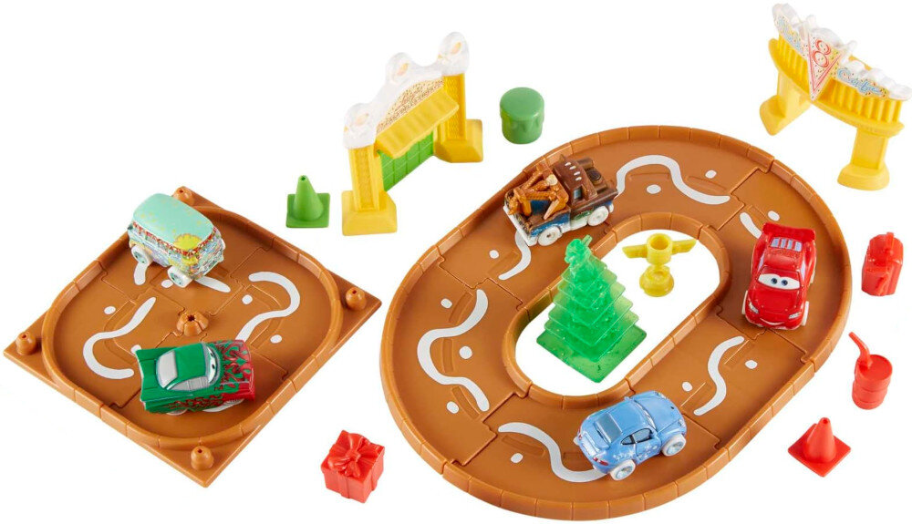 Tor MATTEL Disney Pixar Cars Mikroauta Kalendarz Adwentowy HGV71 elementy niespodzianki