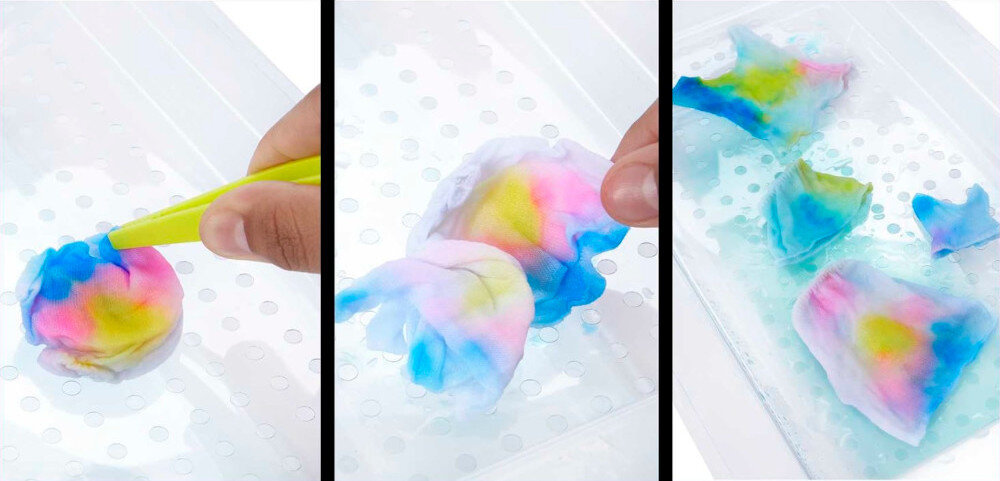 Barbie Color Reveal Neon Tie-Dye Zestaw do farbowania ubranek HCD29 farbowanie