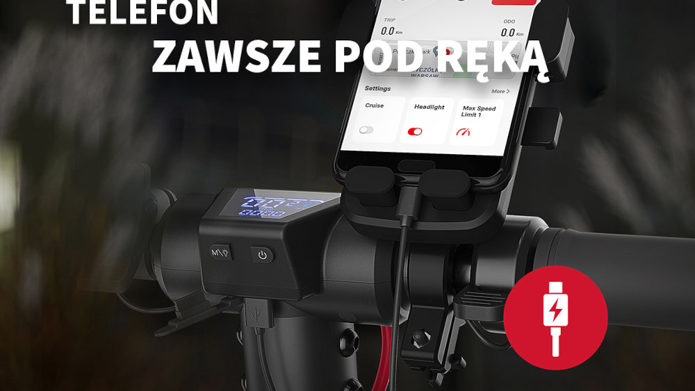 HULAJNOGA ELEKTRYCZNA SHARP 8,5 EM-KS1 telefon zawsze pod reka