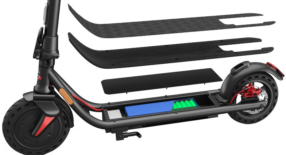 HULAJNOGA ELEKTRYCZNA SHARP 8,5 EM-KS1 konstrukcja