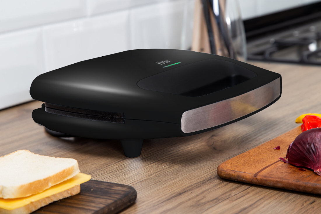 Opiekacz BEKO SWM2971B bezpieczne uzytkowanie szereg zabezpieczen antyposlizgowe nozki