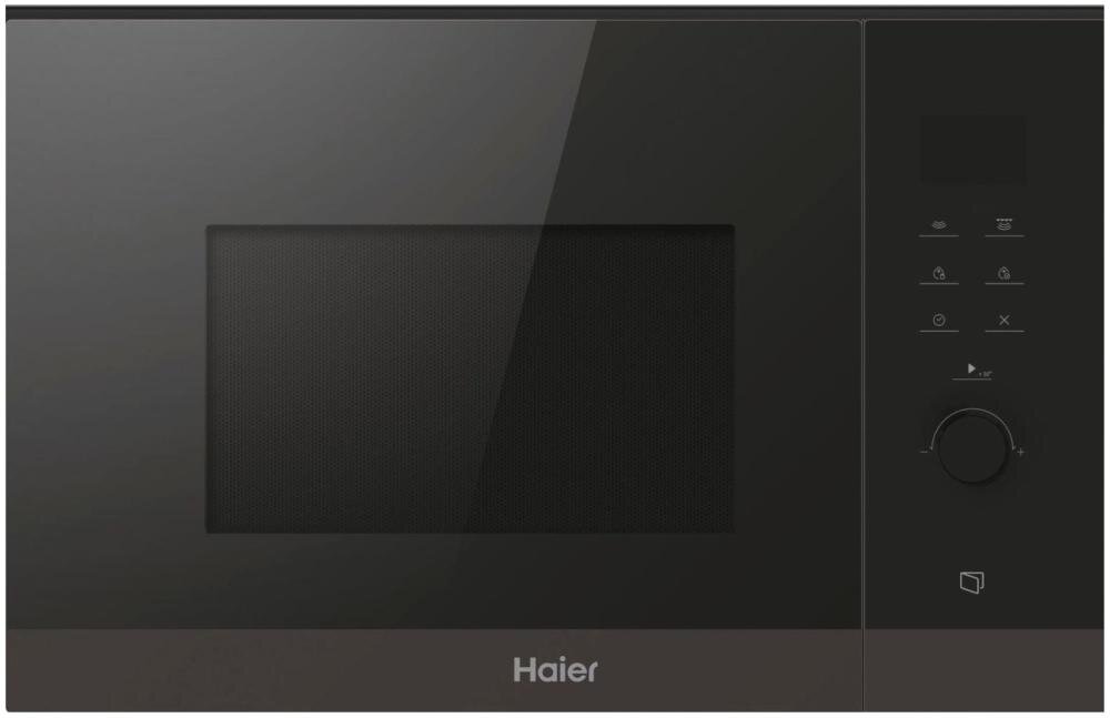 HAIER HWO38MG6HXB kuchenka mikrofalowa konstrukcja czarna wnętrze kuchnia