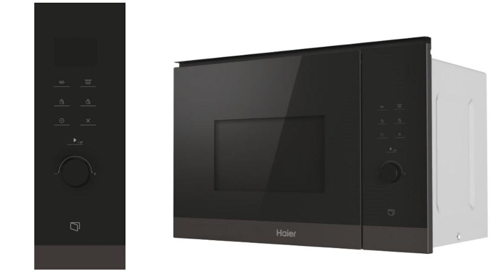 HAIER HWO38MG6HXB kuchenka funkcja temperatura grzanie przyciski sterowanie dotykowe ikonki panel elektroniczny zegar proste zarządzanie