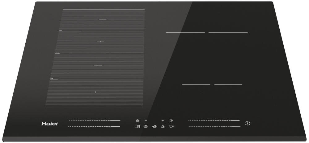 HAIER HAMTSJ54MB1 płyta inteligentne urządzenia gotowanie intuicyjne gotowanie funkcjonalność prosty nowoczesny design kuchnia szkło