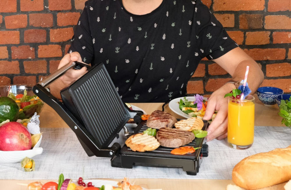 Grill elektryczny ELDOM GK130 Plaat