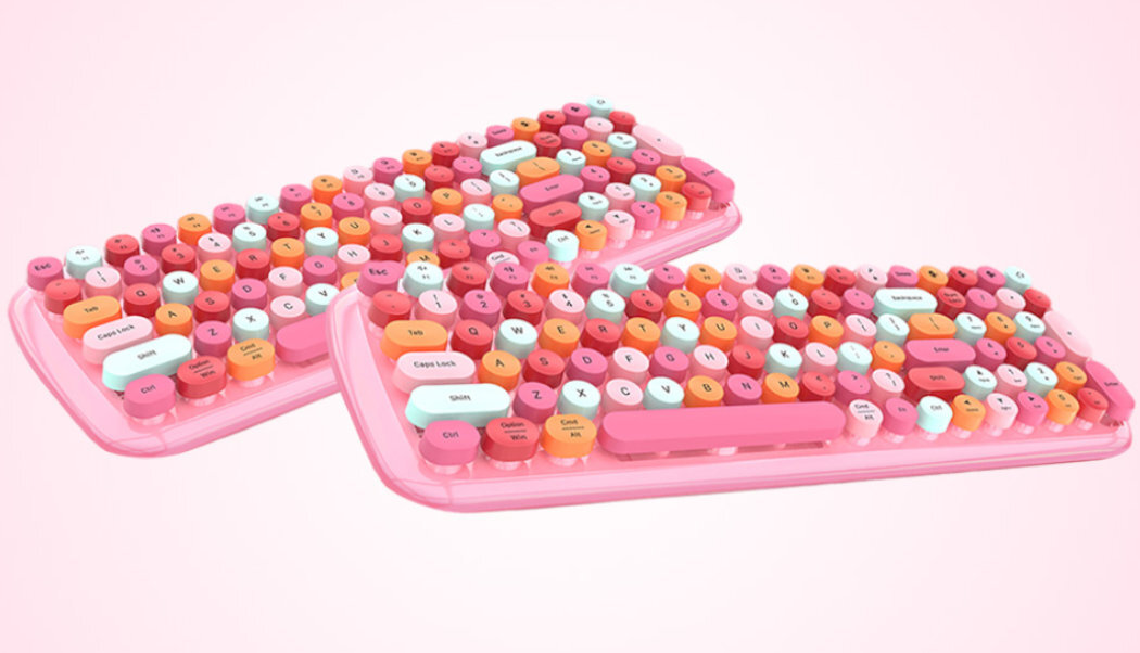 Klawiatura MOFII Candy BT ergonomiczny kształt oryginalne wzornictwo, podświetlenie LED, ergonomiczny kształt