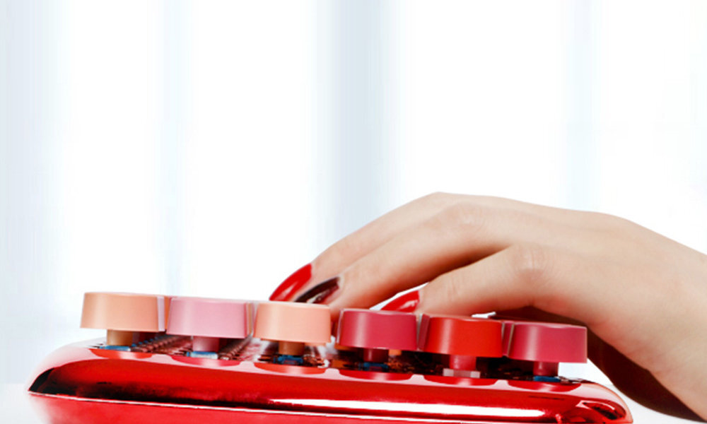 Klawiatura MOFII Lusc ergonomiczny kształt oryginalne wzornictwo, podświetlenie LED, ergonomiczny kształt