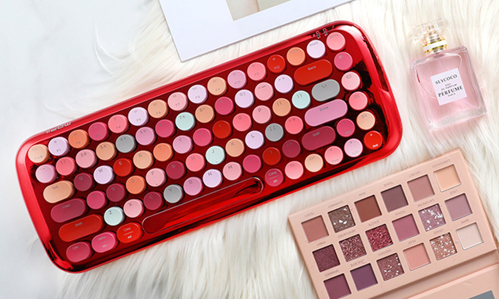 Klawiatura MOFII Lusc Zaokrąglone klawisze, grawerowane laserowo nakładki, oryginalny design