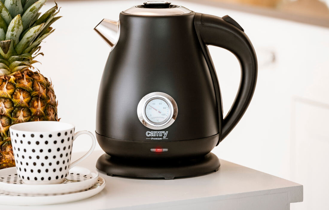 Czajnik CAMRY CR 1344W bialy Czarny moc 2200W