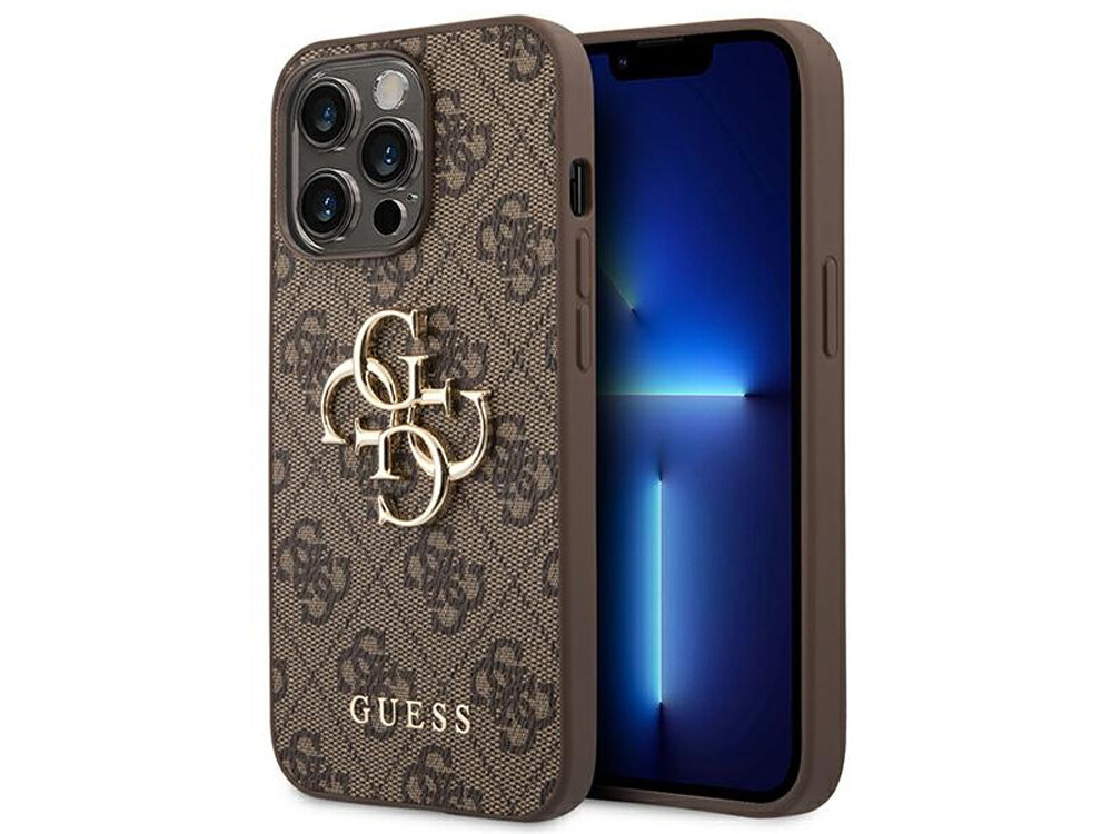 GUESS 4G Big Metal Logo etui przód tył pokrowiec case obudowa