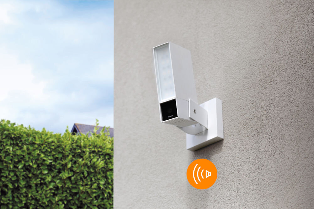 Kamera monitorująca NETATMO z syreną Smart outdoor camera zapisywanie filmów na szyfrowanej karcie microSD w chmurze Dropbox FTP serwer FTP pobierz film zaraz po całkowitym nagraniu