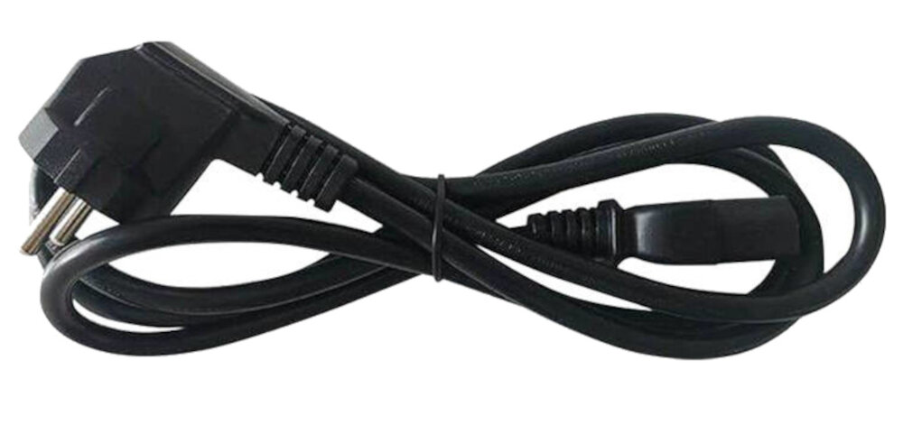 Kabel ECOFLOW do stacji zasilania 1.5m do podlaczenia stacji ladowania ECOFLOW River i Delta do zrodla energii przystosowany do standardow Unii Europejskiej dlugosc 1,5 metra elastycznosc wygodan prosty montaz