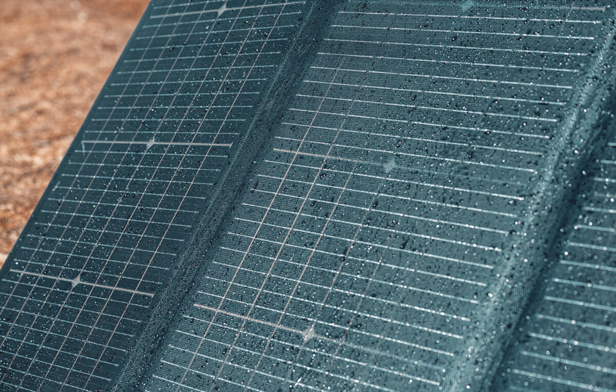 Panel fotowoltaiczny ECOFLOW 220W łapanie słońca konstrukcja składanie torba