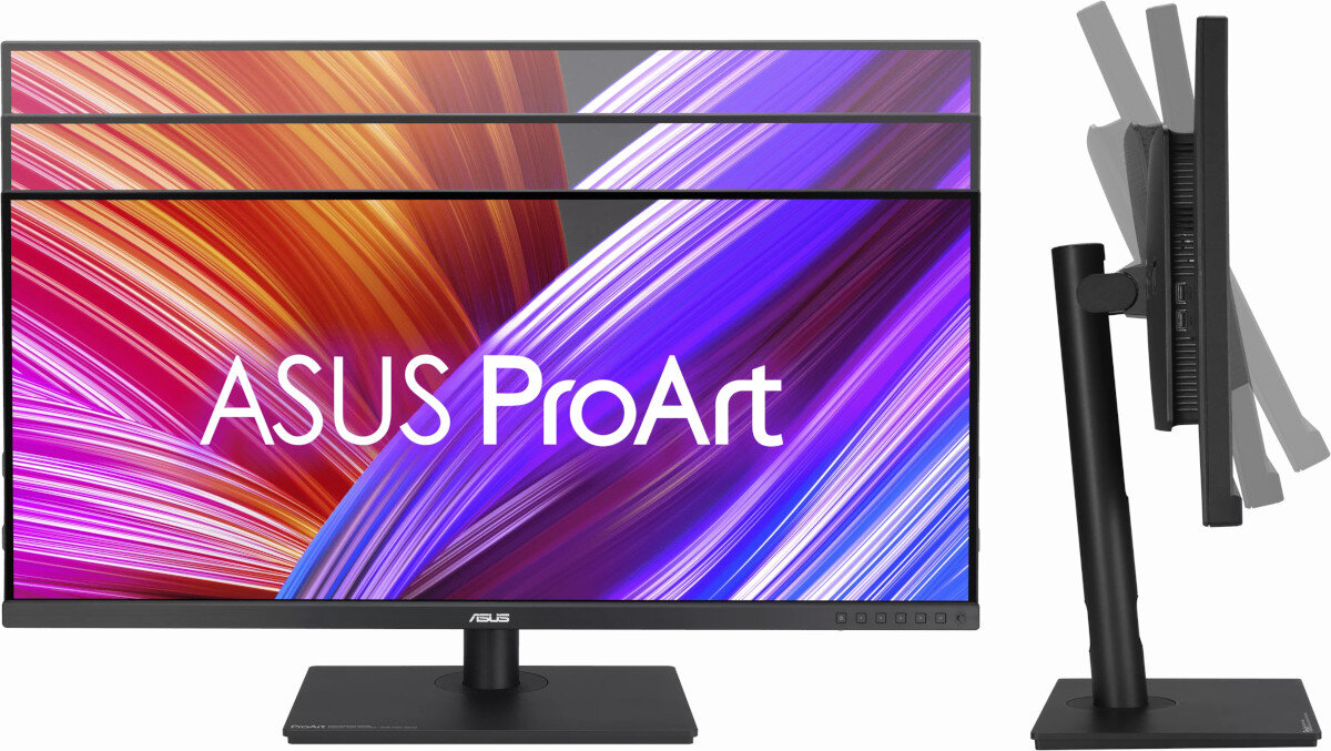 Monitor ASUS ProArt PA348CGV regulacja nachylenie położenie