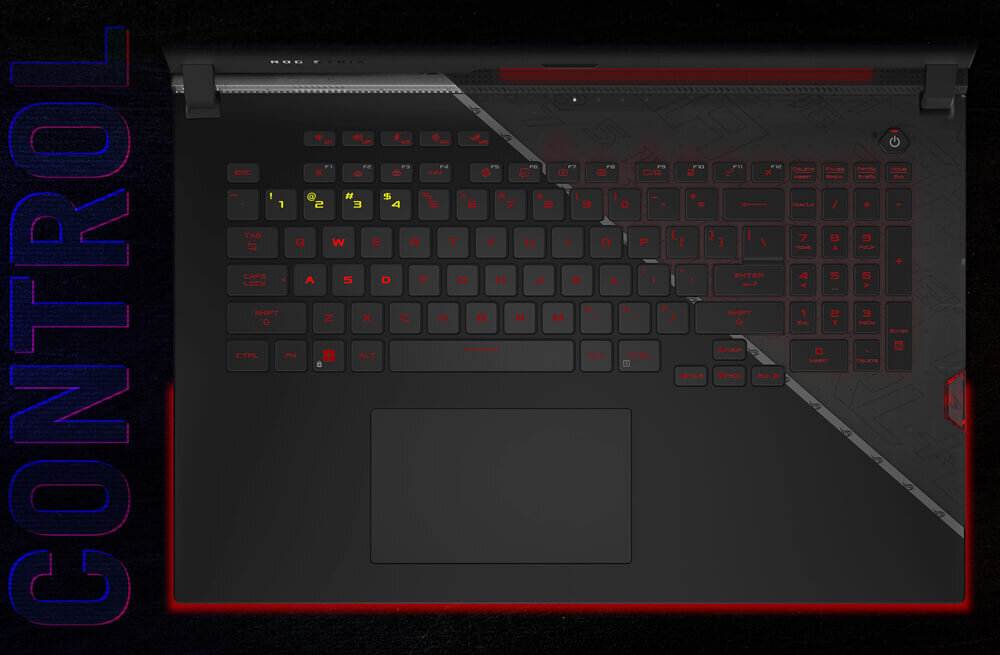 Laptop ASUS ROG Strix Scar G533 - klawiatura