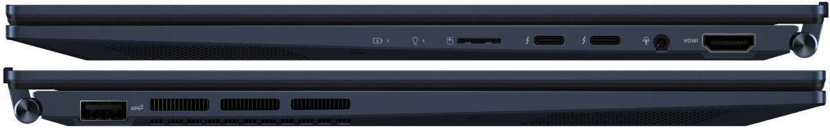 Laptop ASUS ZenBook UX3402ZA-KP374W szeroki dostep do zlaczy