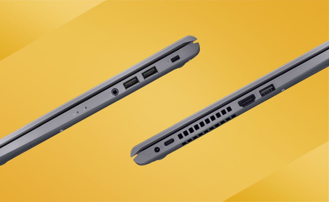 Laptop ASUS X515JA-BQ3251 dostep do portow USB-C oraz HDMI