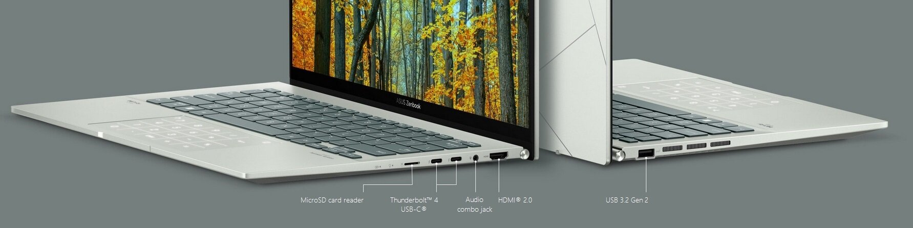 Laptop ASUS ZenBook 14 UX3402 - Thunderbolt 4 USB-C