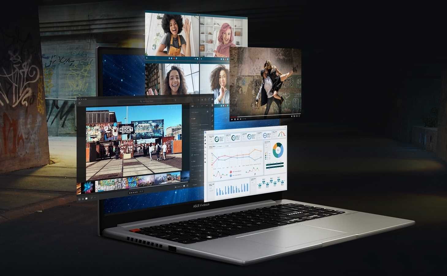 Laptop ASUS VivoBook S M3502 - Intel Core