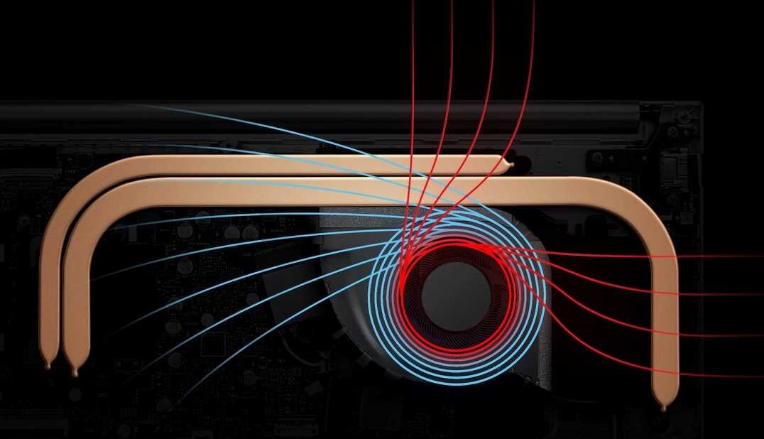 Laptop ASUS VivoBook 17X K1703ZA - Chłodzenie 