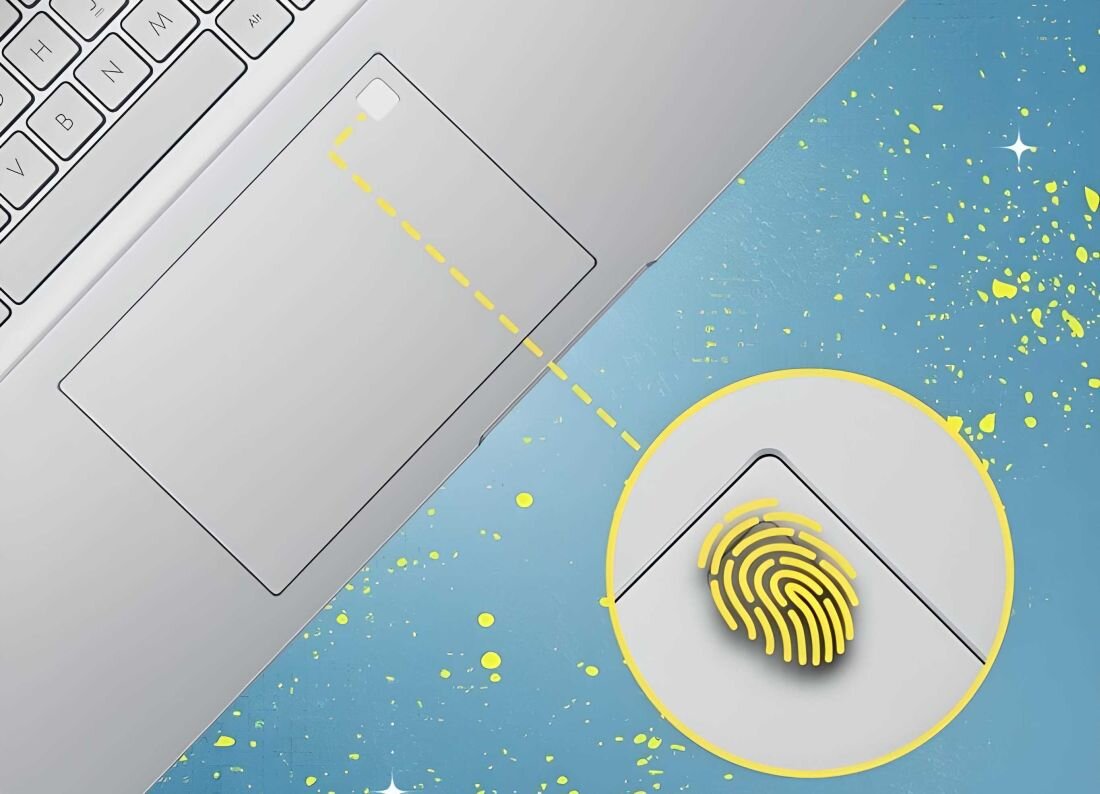 Laptop ASUS VivoBook 17X K1703ZA - Bezpieczeństwo 