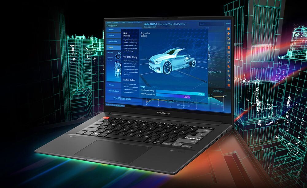 Laptop ASUS VivoBook Pro N7401ZE - NVIDIA 