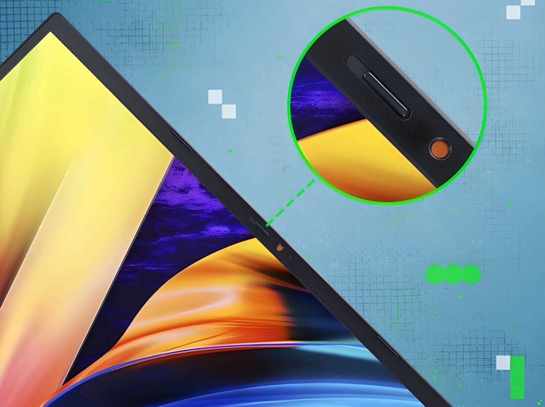 Laptop ASUS VivoBook D1502 - tryb prywatności