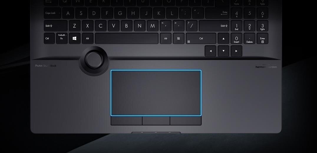 Laptop ASUS ProArt StudioBook H5600QM - Touchpad z obsługą rysika stylus