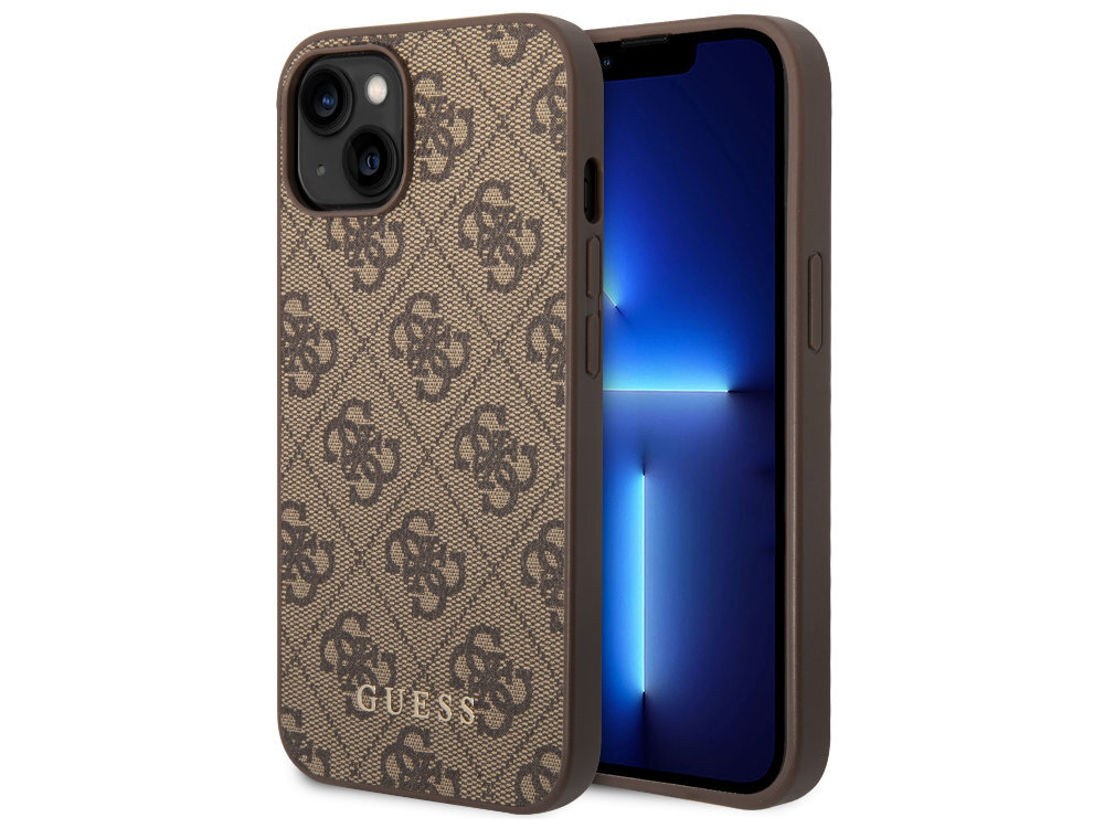 GUESS 4G Metal Gold Logo wzór 4G złote metaliczne logo