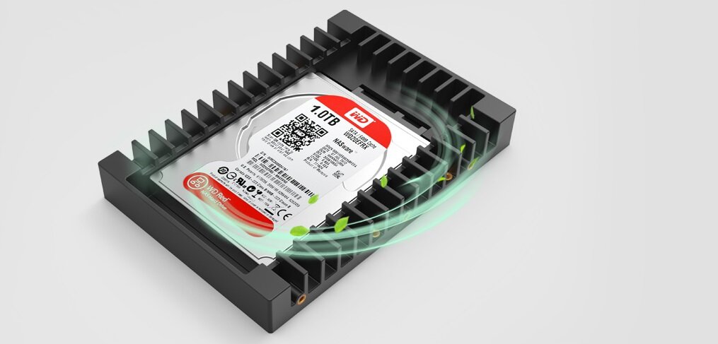 Adapter dysku ORICO 1125SS V1 BK EP Ergonomiczny trwały Uniwersalność