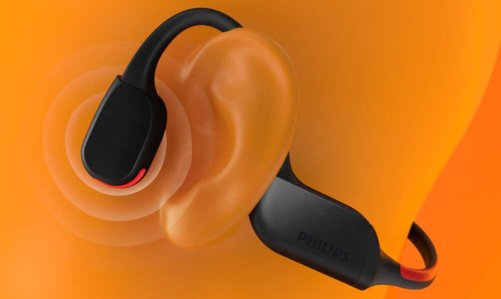 Słuchawki PHILIPS TAA7607BK Czarny przewodnictwo kostne aplikacja impedancja dynamika pasmo przenoszenia