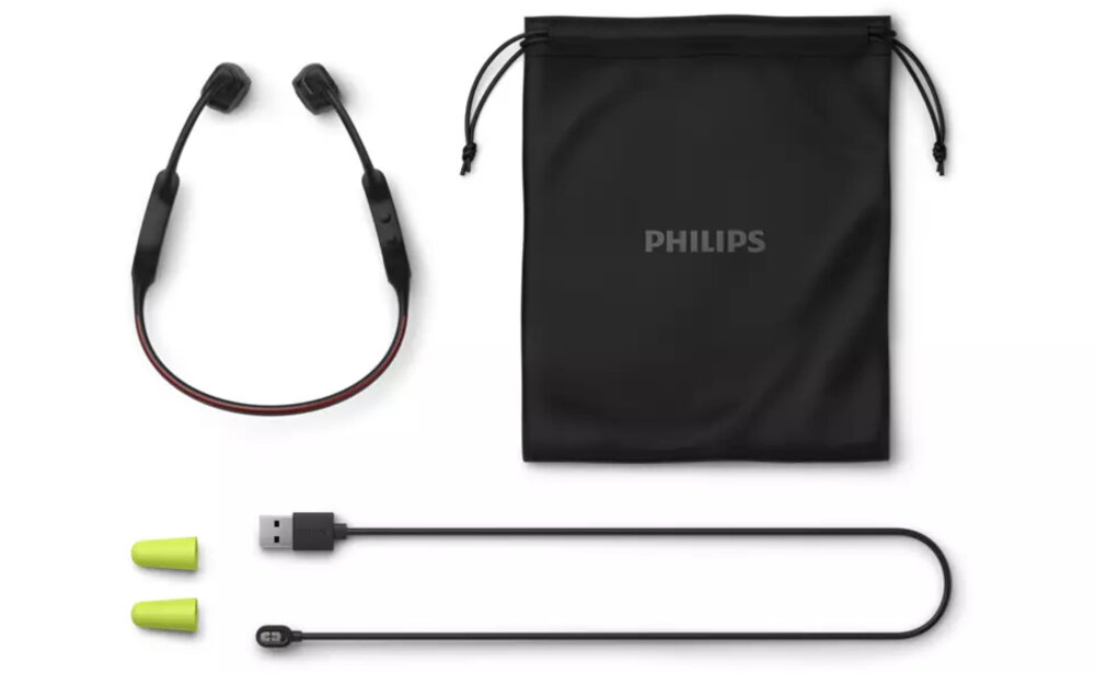 Słuchawki PHILIPS TAA7607BK Czarny zestaw