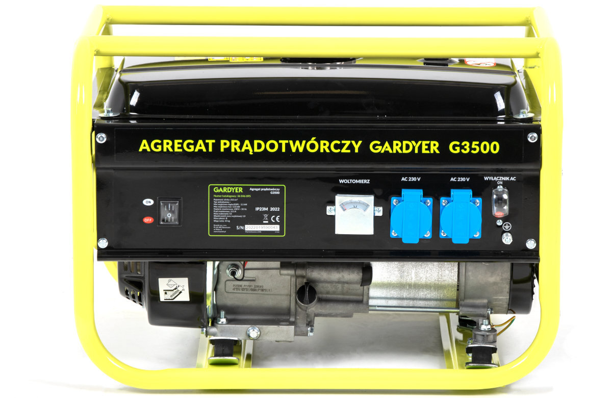 Agregat prądotwórczy GARDYER G3500 alternatywa źródło zasilanie
