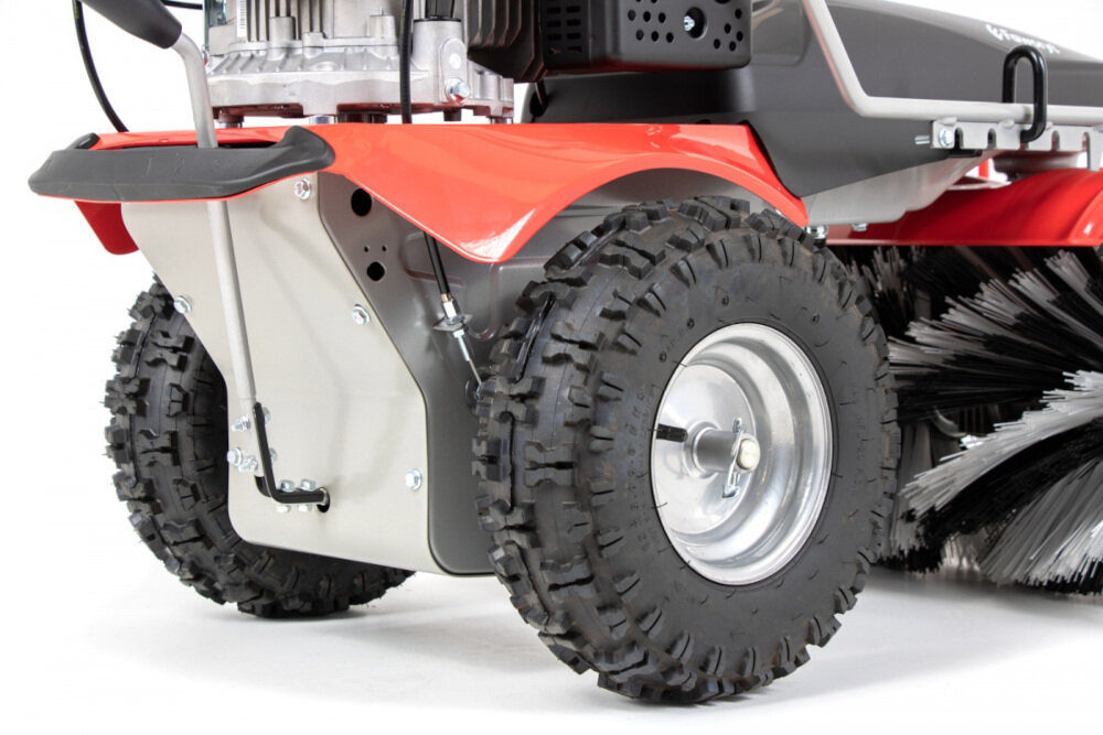 Zamiatarka spalinowa FAWORYT SHZ80-196L 2 duze kola srednica 33 cm 3 biegi do przodu 1 bieg do tylu