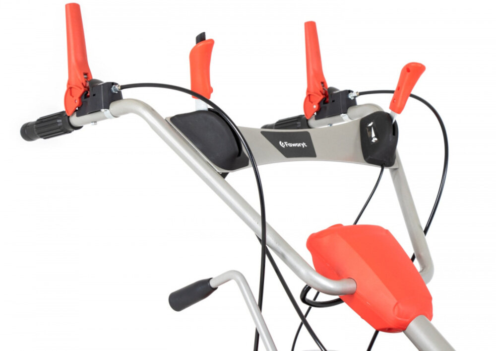 Zamiatarka spalinowa FAWORYT SHZ80-196L prosta obsluga ergonomiczny design wygodny uchwyt antyposlizgowa rekojesc kilkustopniowa regulacja