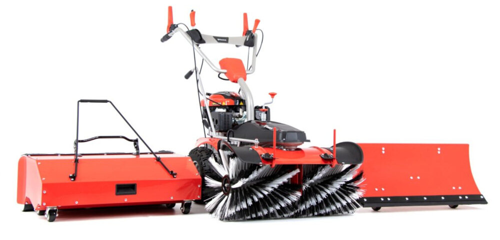 Zamiatarka spalinowa FAWORYT SHZ80-196L rozbudowa o dodatkowe akcesoria uniwersalna zbiornik lemiesz odsniezarka