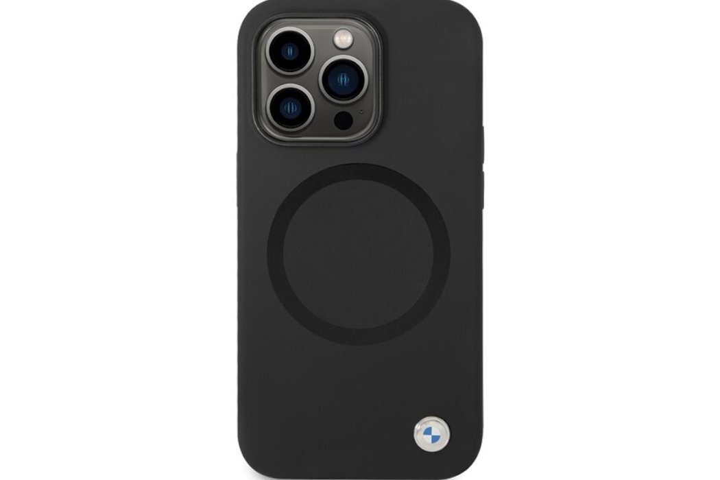 Etui BMW Signature Liquid Silicone MagSafe do Apple iPhone 14 Pro Max Czarny styl elegancjia ochrona prestiż materiały