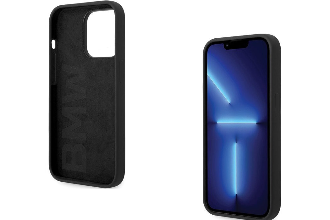 Etui BMW Signature Liquid Silicone MagSafe do Apple iPhone 14 Pro Max Czarny styl elegancjia ochrona prestiż materiały