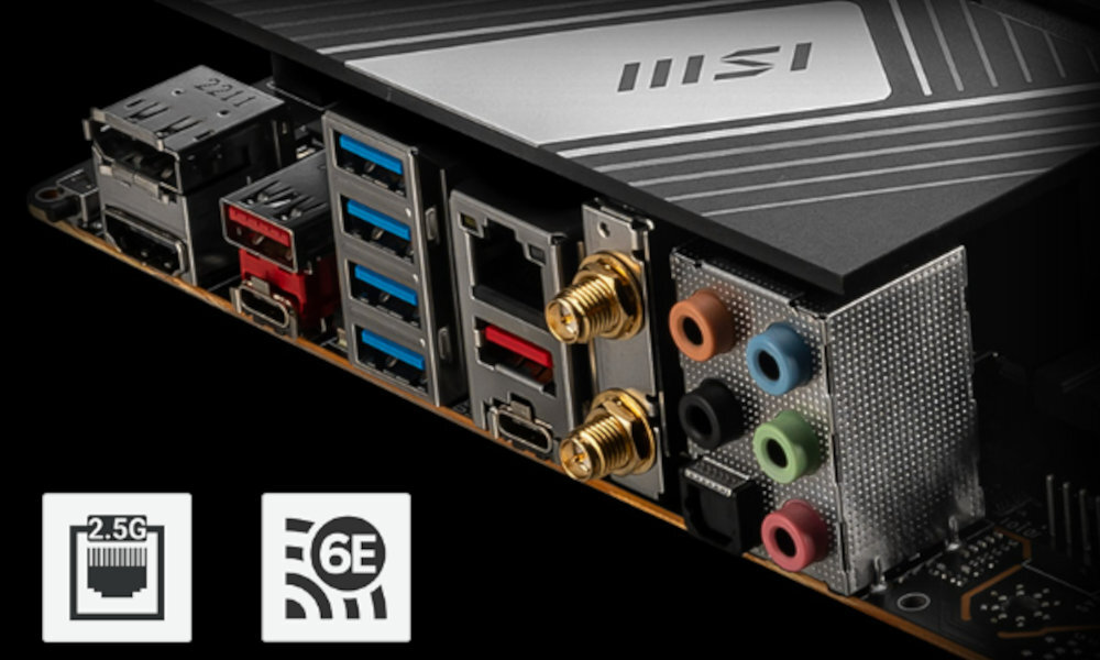 Płyta główna MSI Pro X670-P WiFi - Wbudowane złacza