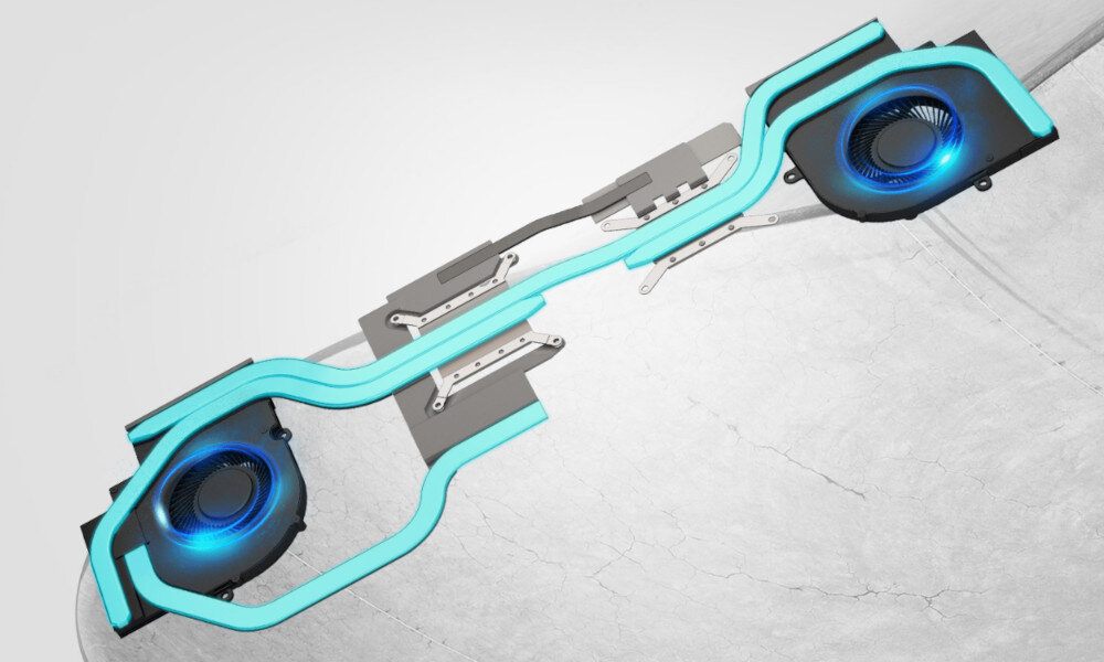 Laptop MSI Stealth 17M efektywny system chlodzenia