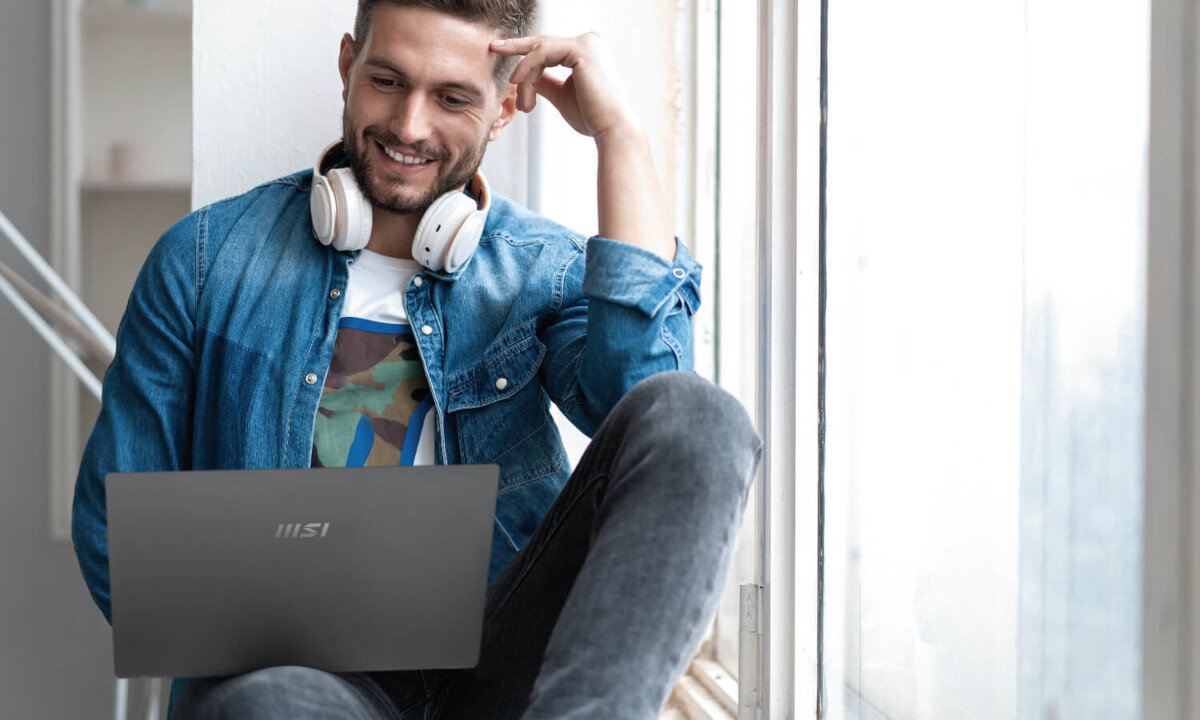 Laptop MSI Modern A11MU-1041PL dopracowany dzwiek