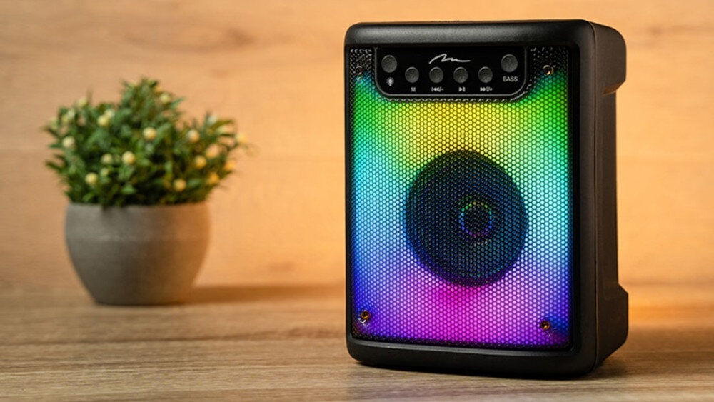 Głośnik mobilny MEDIA-TECH Flamebox BT MT3176 - podświetlenie