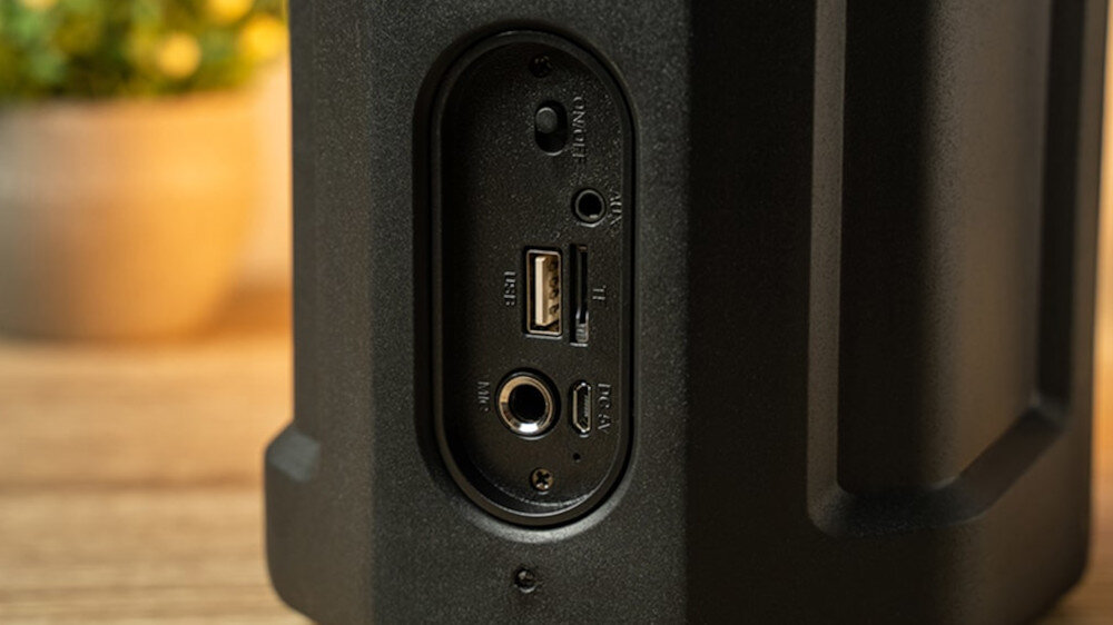 Głośnik mobilny MEDIA-TECH Flamebox BT MT3176  - inne źródła dźwięku karta pamięci sd usb