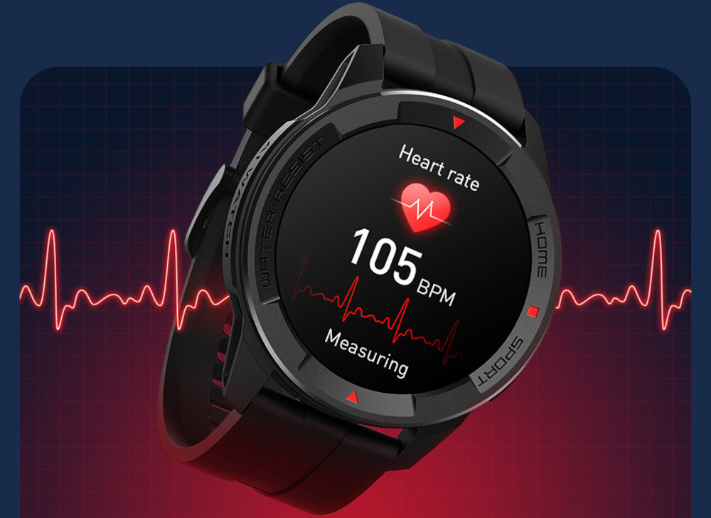 Smartwatch MIBRO X1 Czarny ekran bateria czujniki zdrowie sport pasek ładowanie pojemność rozdzielczość łączność sterowanie krew puls rozmowy smartfon aplikacja
