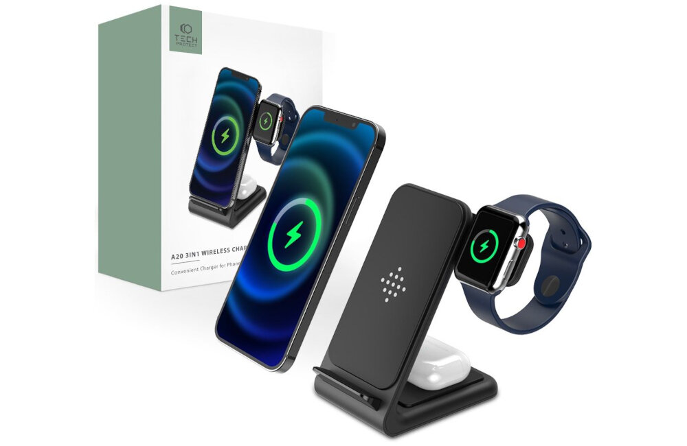 Ładowarka indukcyjna TECH-PROTECT QI15W A20 liczne zabezpieczenia