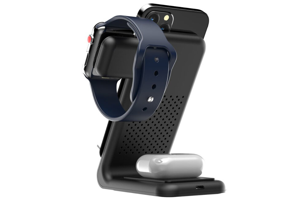 Ładowarka indukcyjna TECH-PROTECT QI15W A20 przemyślana konstrukcja jednoczese ładowanie urządzenia