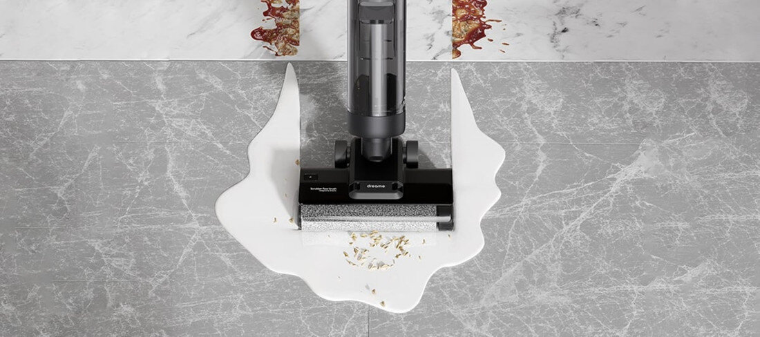 Odkurzacz DREAME M12 Odkurzanie mopowanie Dwa oddzielne zbiorniki na wodę powierzchnia zabrudzenia